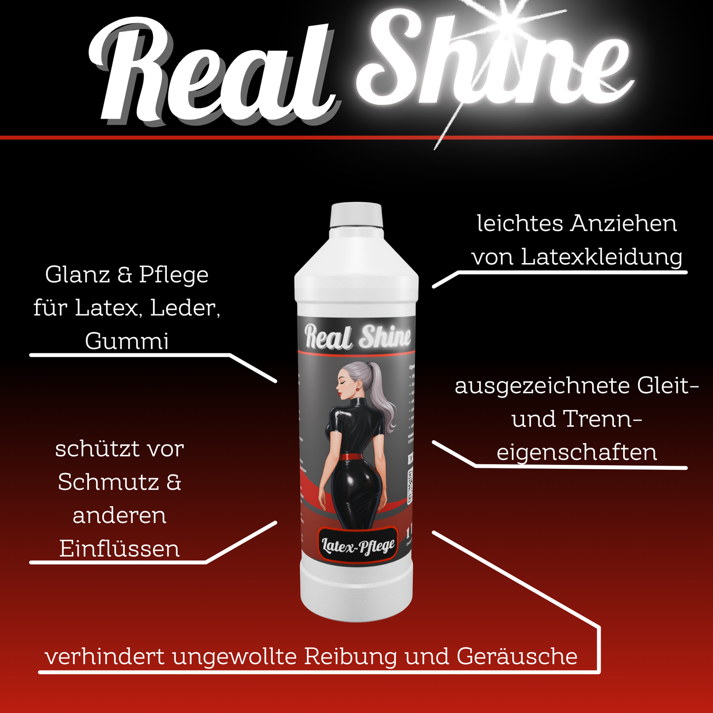 Latexpflege - Latex Anziehhilfe