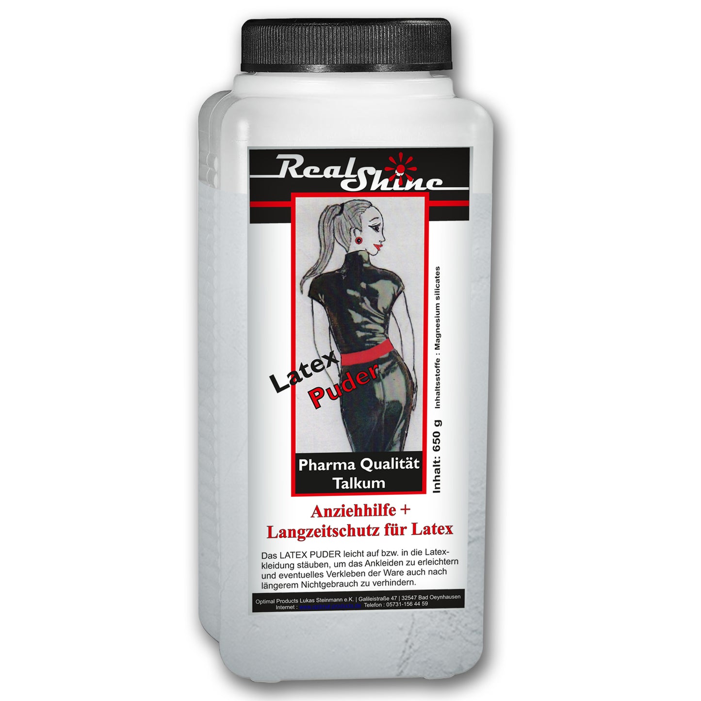 Realshine Talkum Puder 650g