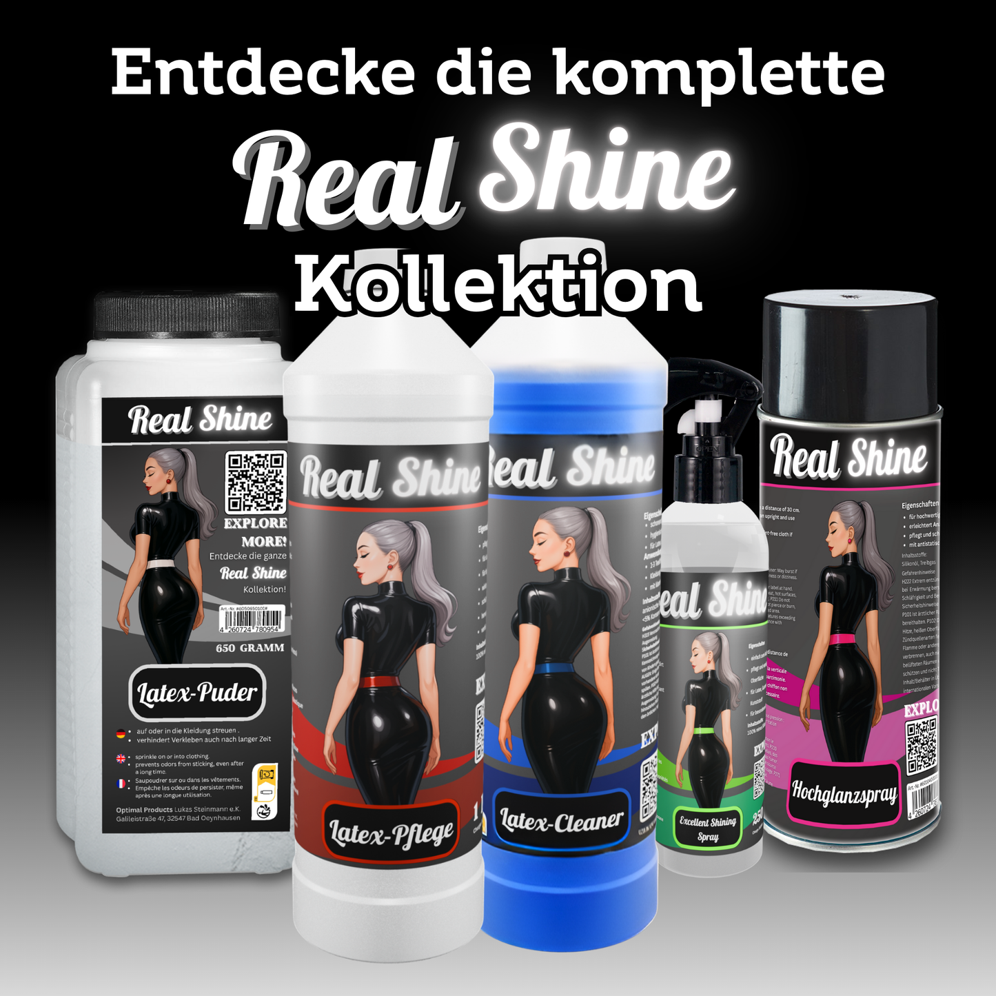 Realshine Talkum Puder 650g