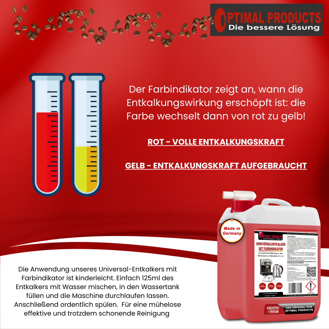 Universalentkalker mit Farbindikator