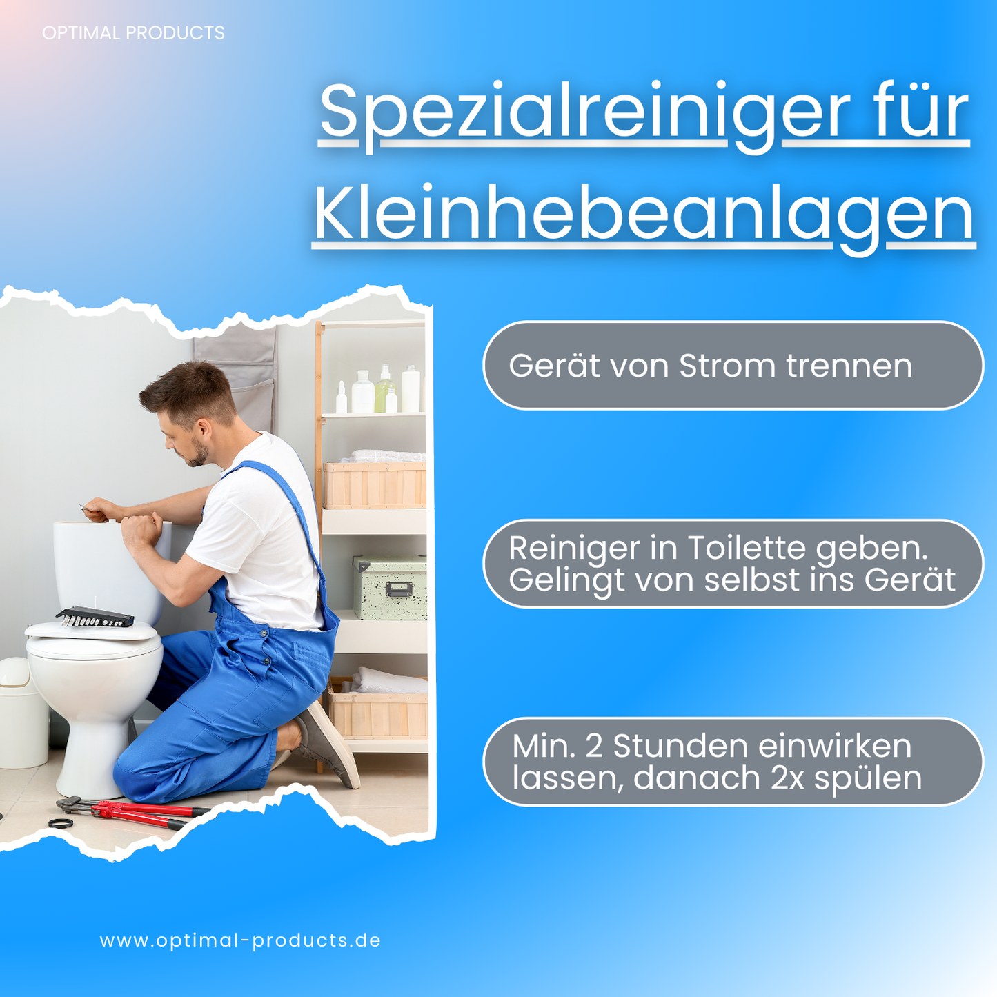 Spezialreiniger für Kleinhebeanlagen