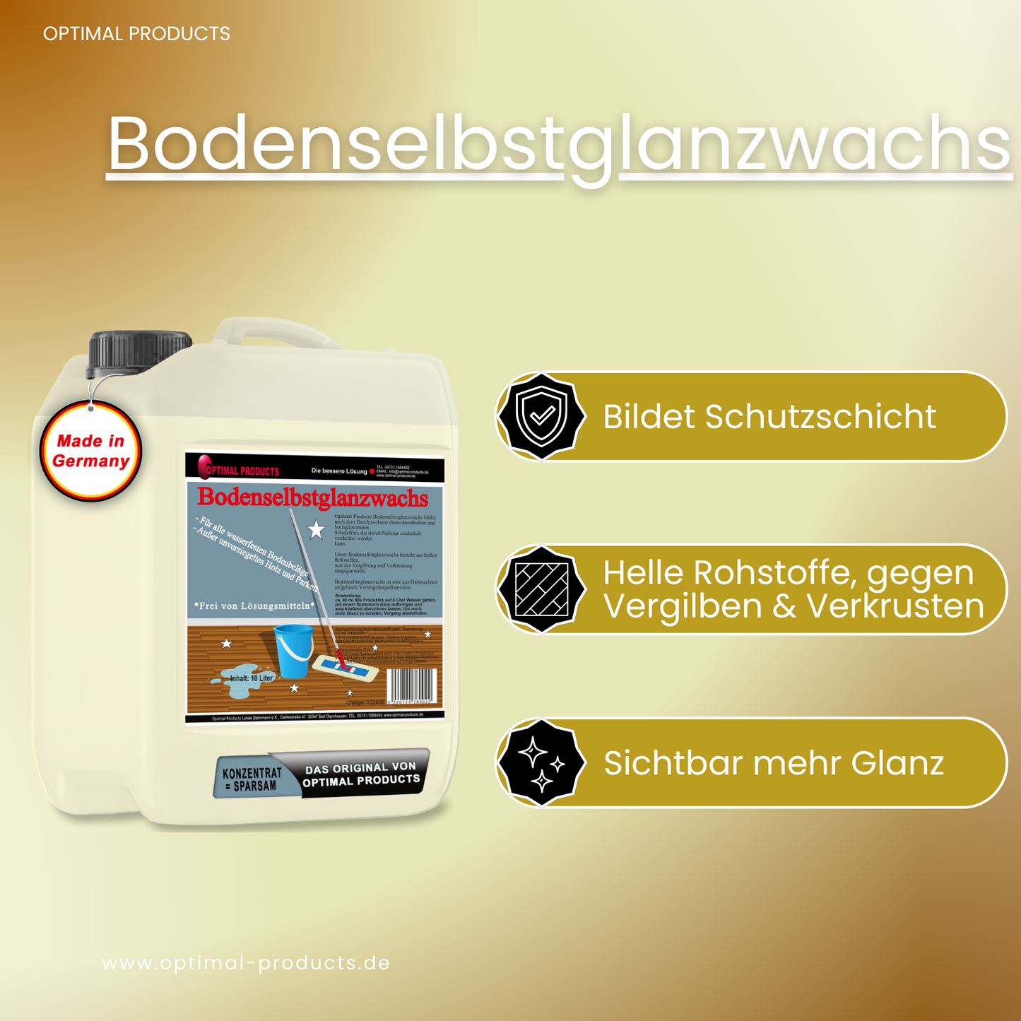 Bodenselbstglanzwachs