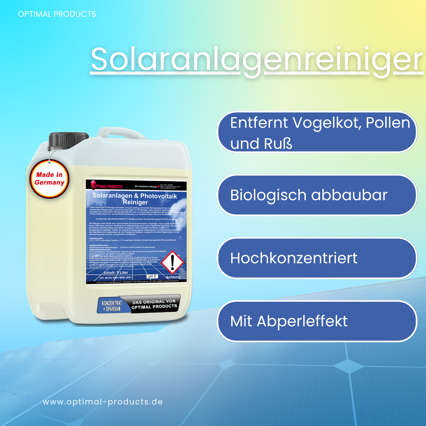Solaranlagenreiniger