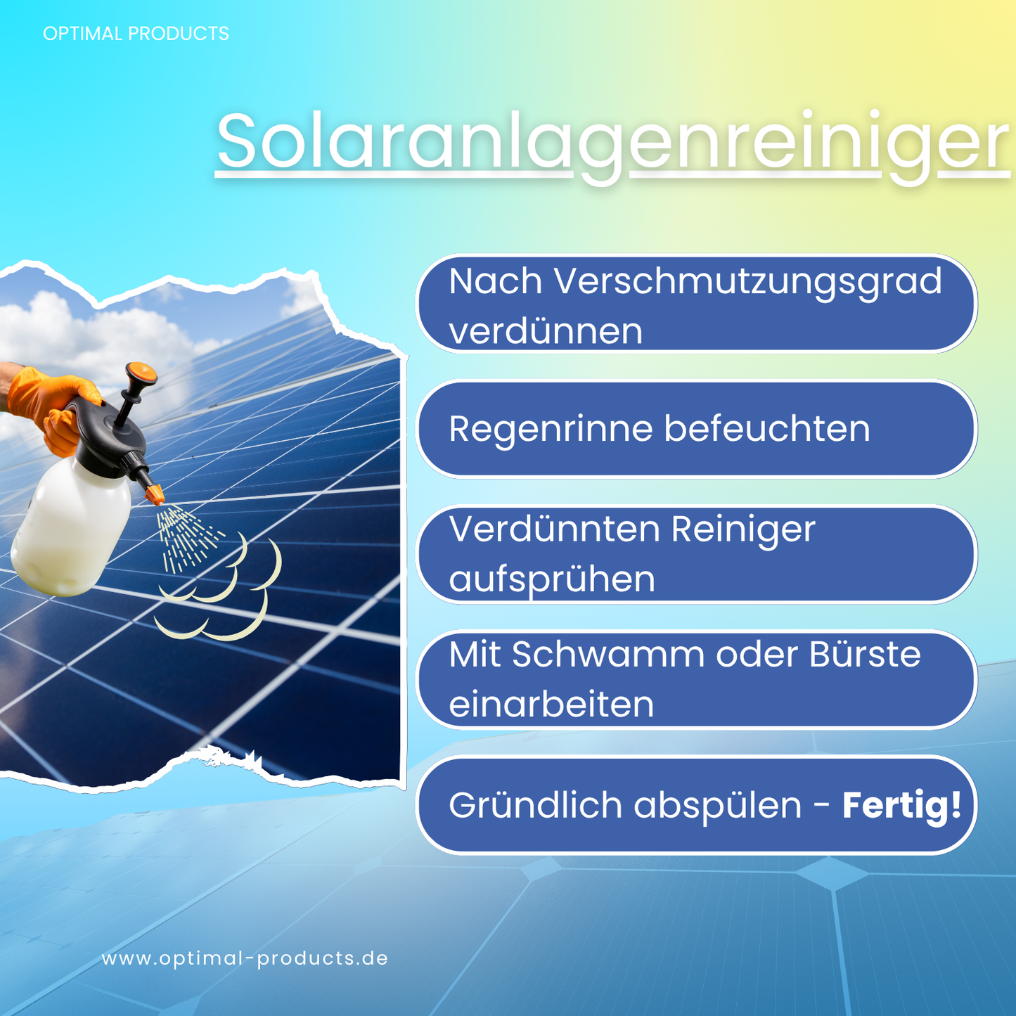 Solaranlagenreiniger