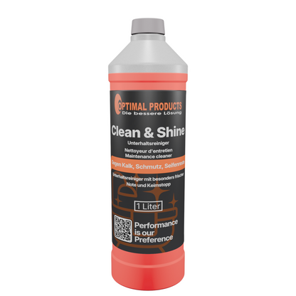 Clean and Shine - Unterhaltsreiniger 1L