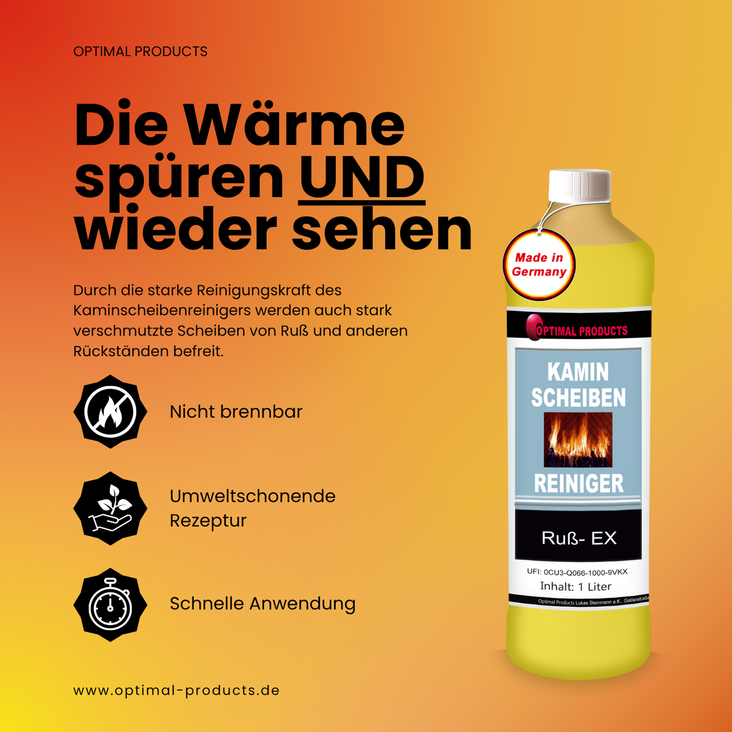 Kaminscheibenreiniger