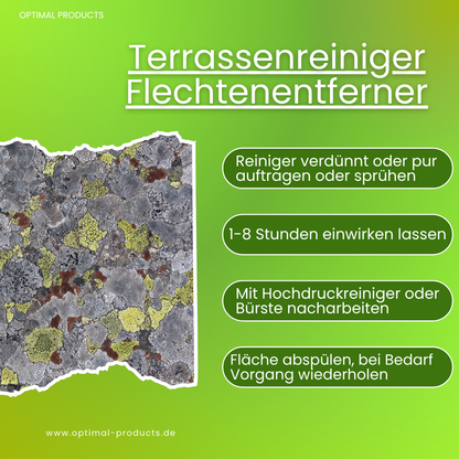 Flechtenentferner & Terrassen- und Steinreinger