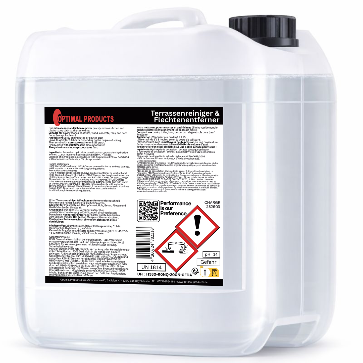 Flechtenentferner & Terrassen- und Steinreinger